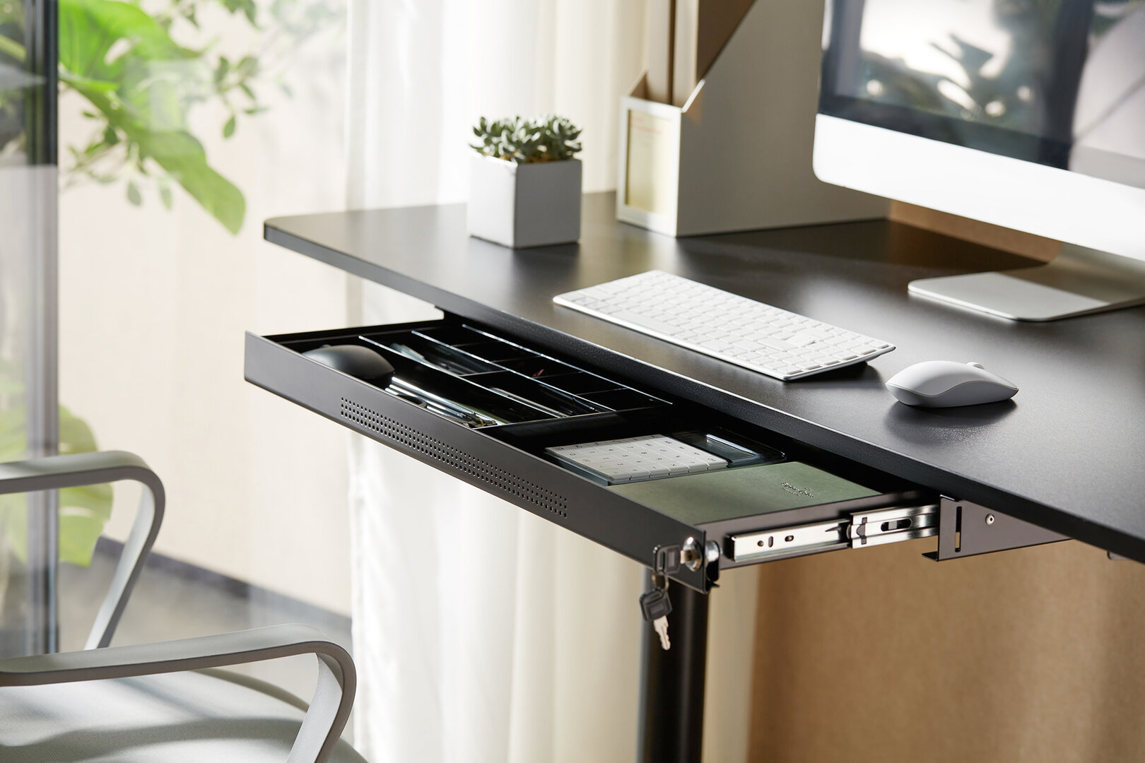 Under Desk Drawer Stiftablage 74 x 25 cm Worktrainer Onlineshop fur Aktivmobel