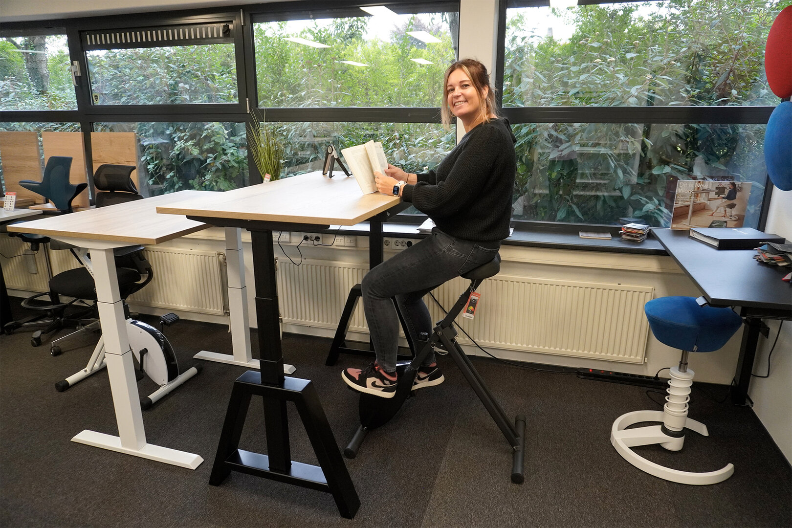 Deskbike Large Bleiben Sie fit am Schreibtisch mit dem Schreibtischfahrrad Onlineshop fur Aktivmobel