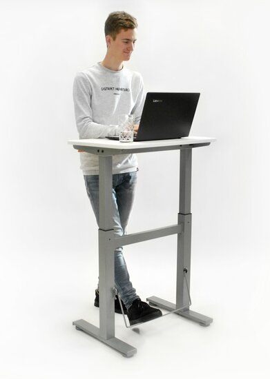BouncyDesk Wildbirne Höhenverstellbarer Schreibtisch | Bei der Arbeit fit bleiben | Worktrainer.de