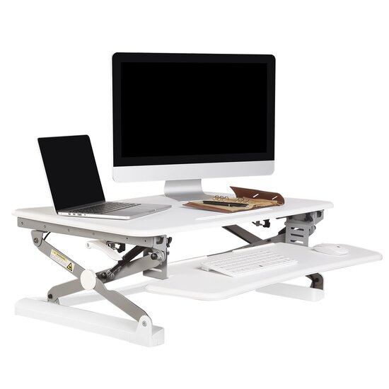 Sitz-Steh-Erhöhung - UPdesk XL - Gasfeder| Gesund und ergonomisch arbeiten | aktive Köperhaltung | Worktr