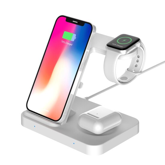 Wireless Charging Station | Alles op één plek opladen | Worktrainer.de | 5-in-1-Ladestation | Ladestation