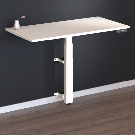 WallDesk elektrischer Wandtisch | Höhenverstellbarer Wandtisch | Worktrainer.de