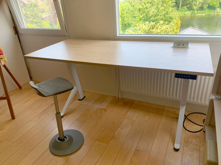 Sitz-Steh-Schreibtisch Y-Desk Bleiben Sie fit mit unseren ergonomische höhenverstellbare Schreibtische | Worktrainer