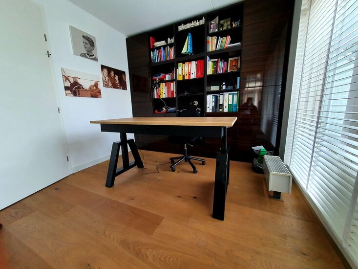 Oak desk elektrisch