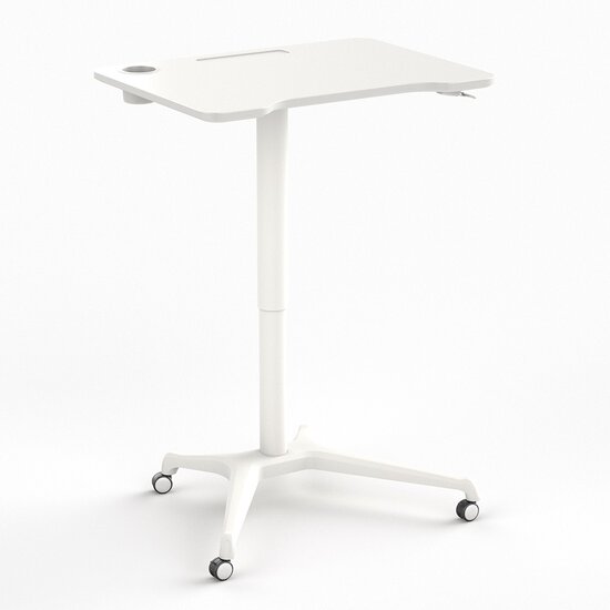 Single Leg Desk Höhenverstellbarer Schreibtisch | Ergonomisch arbeiten | Worktrainer.de