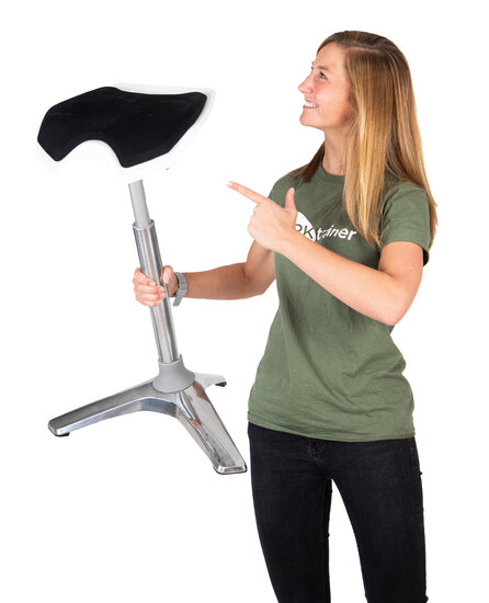 Ongo Stand - Lehnhocker | ergonomischer Komfort| Gesund am Arbeit| worktrainer.de|Bewegung|