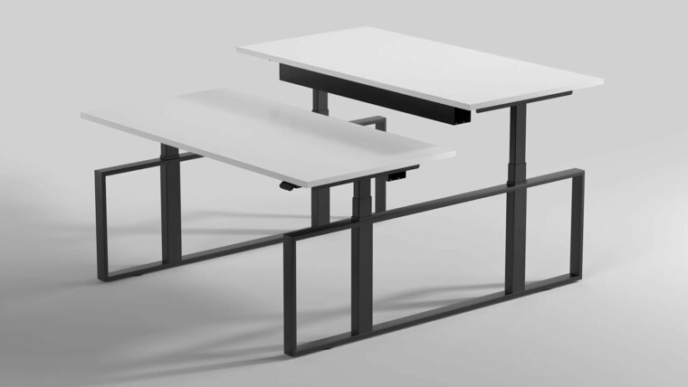 Linak Duo Bench | Doppelter Höhenverstellbarer Schreibtisch 