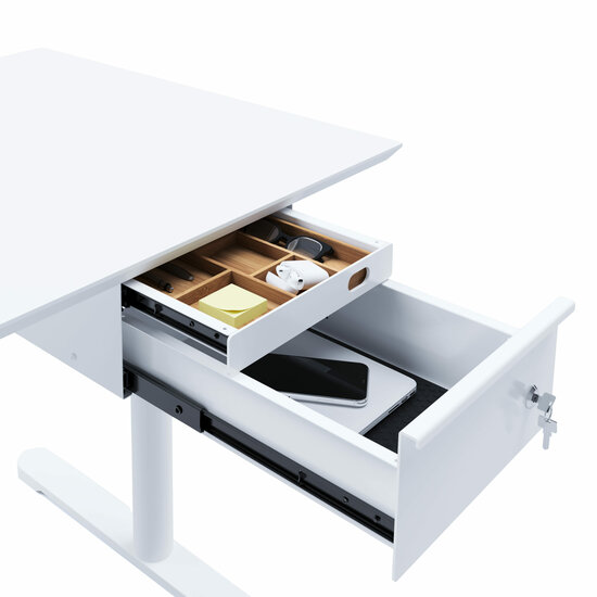 Duo Schreibtischschublade | Schublade unter dem Schreibtisch | Worktrainer.de