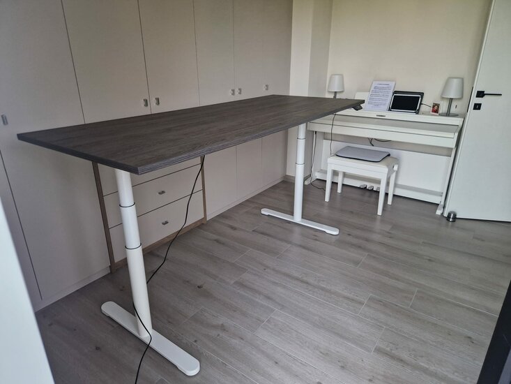 Oak Desk weiss sitz-steh Büro Elektrisch höhenverstellbarer Schreibtisch | Stehen Sie gesund 
