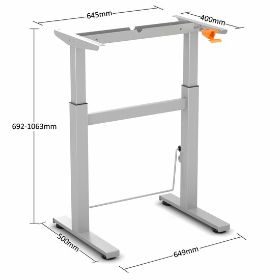BouncyDesk Höhenverstellbarer Schreibtisch | Bei der Arbeit fit bleiben | Worktrainer.de