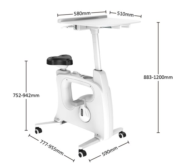 Flexispot Deskbike All-in-one-Schreibtisch Treffen Schreibtisch fahrrad| Bleiben Sie gesund hinter unseren ergonomischen Arbeit