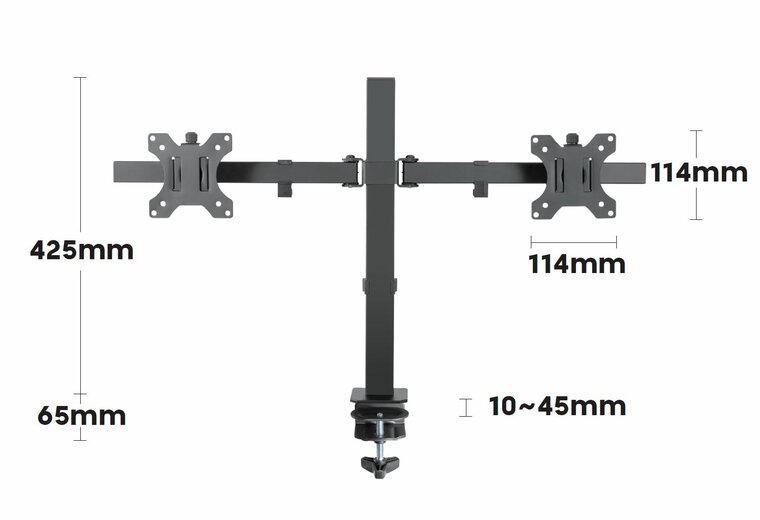 Updesk | Monitorarm Double