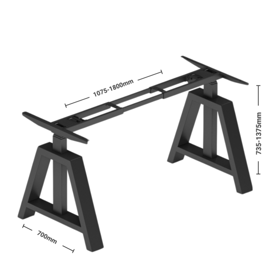 OakDesk | Höhenverstellbarer Schreibtisch
