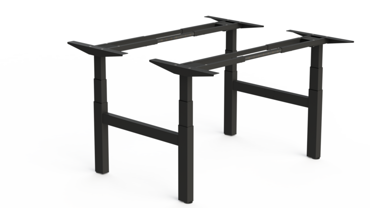 Doppelter Sitz-Steh-Schreibtisch - SteelForce 670 Workbench| Höhenverstellbarer Schreibtisch| Memory Display| verste