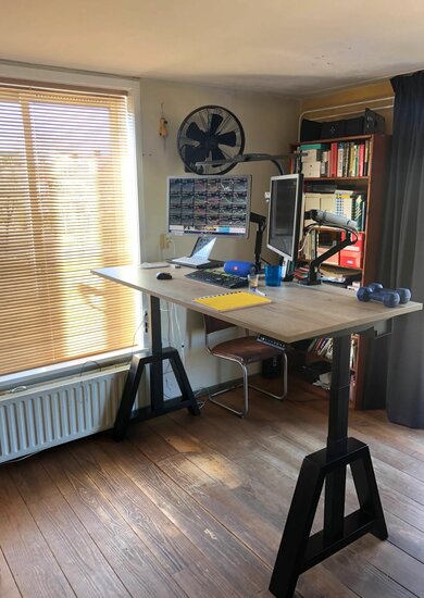 Oak Desk weiss sitz-steh B&#x00fc;ro Elektrisch h&#x00f6;henverstellbarer Schreibtisch | Stehen Sie gesund 