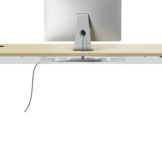 FlexiRise | Elektrisch höhenverstellbarer Schreibtisch/Tisch mit 4 Beinen