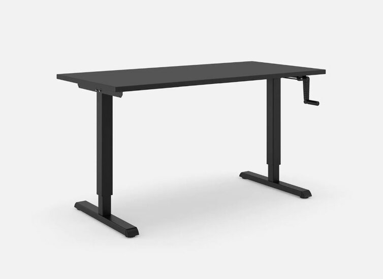Sitz-Steh-Schreibtisch SteelForce 310 - Handkurbel| worktrainer| worktrainer.de| 