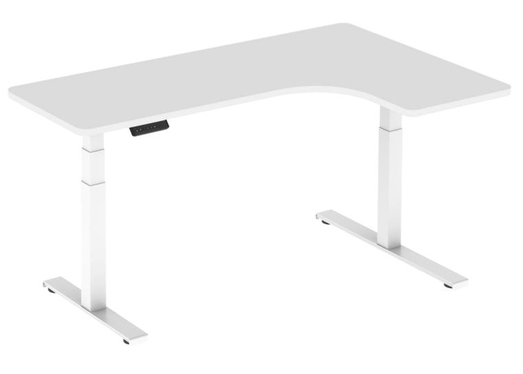 Lumi Sitz-Steh-Eckschreibtisch | Worktrainer