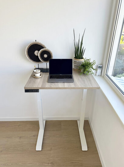 Kleiner Höhenverstellbarer Schreibtisch StudyDesk | Ergonomisch arbeiten | Worktrainer.de