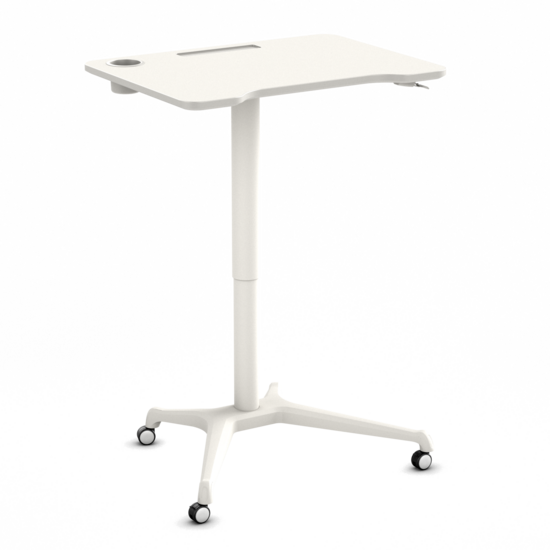 Single Leg Desk Höhenverstellbarer Schreibtisch | Ergonomisch arbeiten | Worktrainer.de