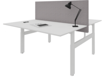 Nyink | Schützwande Doppel-Sitz-Schreibtisch | Worktrainer