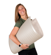 Infinity - Ergomatte Stehmatte| worktrainer.de| ergonomische Stehmatte| Gesund arbeiten| wirkt isolierend| rutschfest