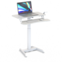 Updesk High Weiss | Sitz-Steh-Schreibtisch | Worktrainer.de