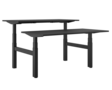 Doppelter Sitz-Steh-Schreibtisch - SteelForce 670 Workbench| H&ouml;henverstellbarer Schreibtisch| Memory Display| verste