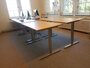 Sitz-Steh-Schreibtisch SteelForce 210 - Handkurbel| worktrainer| worktrainer.de| stehend aus der Arbeit