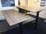 Doppelter Sitz-Steh-Schreibtisch - SteelForce 470 Workbench| Höhenverstellbarer Schreibtisch| Memory Display| verstellba