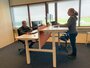 Honmove Duo Höhenverstellbarer Schreibtisch| Wechseln Sie das Stehen und Sitzen reglmäßig ab  | Worktrainer.de