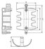 Horizontaler Kabelschlauch| schwarzer horizontaler Kabelschlauch 