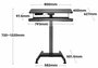 Updesk High H&ouml;henverstellbarer Schreibtisch | Worktrainer.de
