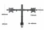 Updesk | Monitorarm Double