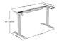 Updesk Pro | Elektrisch höhenverstellbarer Sitz-Steh-Schreibtisch