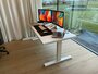 Sitz-steh Elements Weiss/weiss Sitz-Steh Schreibtisch | Bei der Arbeit fit bleiben | Worktrainer.de
