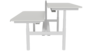 Linak Duo Bench | Doppelter H&ouml;henverstellbarer Schreibtisch 