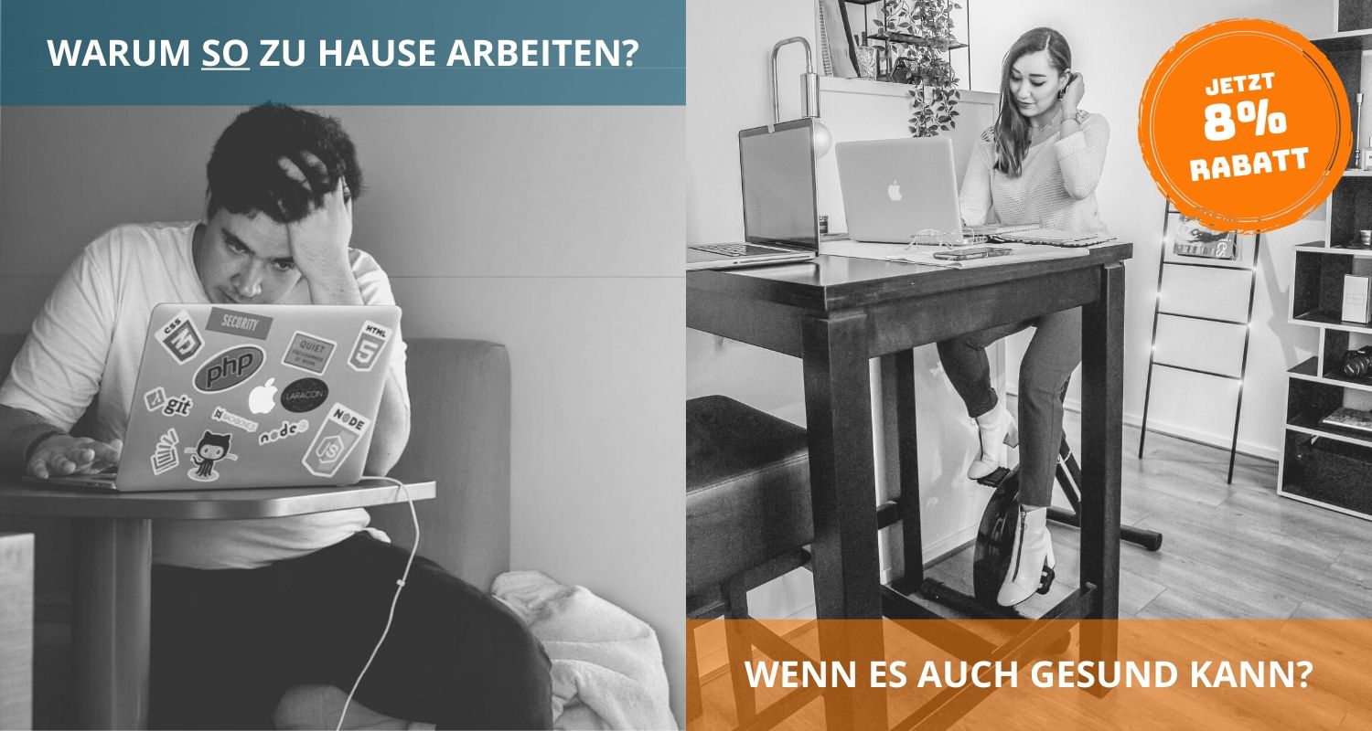gesundes Arbeiten zu Hause Hausaufgaben Arbeitsplatz ergonomisch