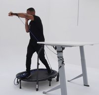 Trampolin springen am Schreibtisch? Kein problem!