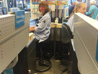 Albert Heijn - Aktiv an der Kasse