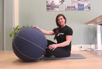 5 übungen mit einem sitzball - Officefit