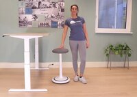 5 übungen mit einem sitzball - Officefit