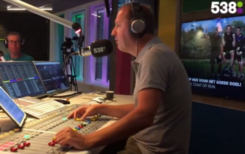 Edwin Evers auf dem Deskbike