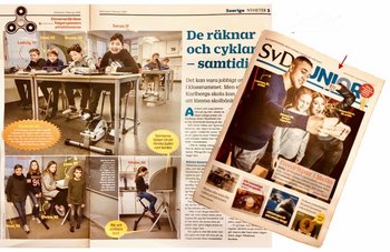 Eine Schule in Schweden kommt in bewegung