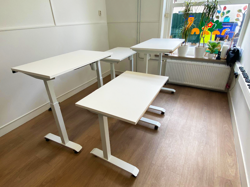StudyDesk | Kleiner Sitz-Steh-Schreibtisch