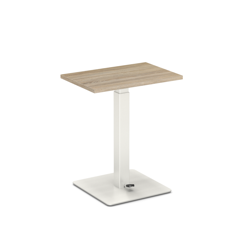 TinyDesk Gasfeder | Kleiner 1-beiniger Höhenverstellbarer Schreibtisch