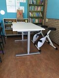 Sitz-Steh-Schreibtisch SteelForce 210 - Handkurbel| worktrainer| worktrainer.de