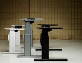 Sitz-Steh-Schreibtisch AluForce 270| worktrainer.de|Memory Display| stehend arbeiten| sitzend arbeiten| Memory Display