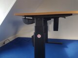 Sitz-Steh-Schreibtisch AluForce 270| worktrainer.de|Memory Display| stehend arbeiten| sitzend arbeiten| Memory Display