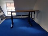 Sitz-Steh-Schreibtisch AluForce 270| worktrainer.de|Memory Display| stehend arbeiten| sitzend arbeiten| Memory Display